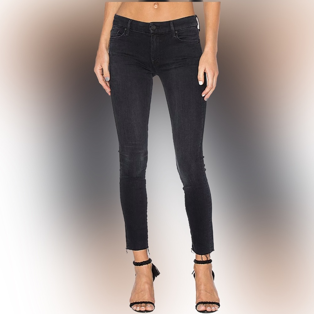 MOTHER Looker Ankle Fray Jeans